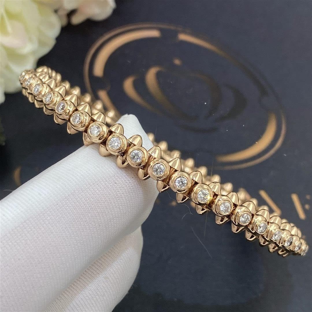 Браслет Cartier Clash De Cartier. Розовое золото, 1,51ct 6