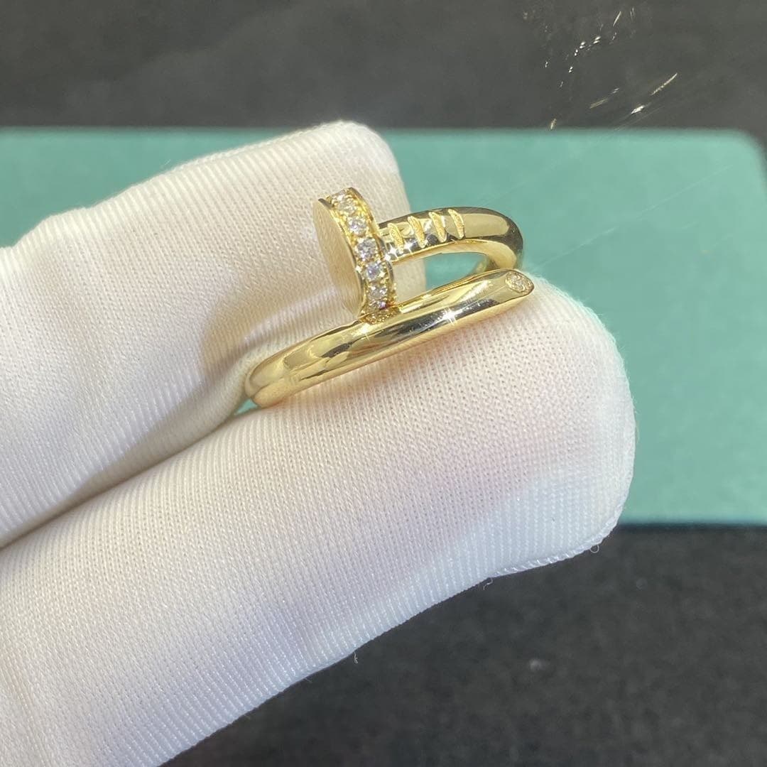Кольцо Cartier Juste Un Clou, золото, 0,04ct 3