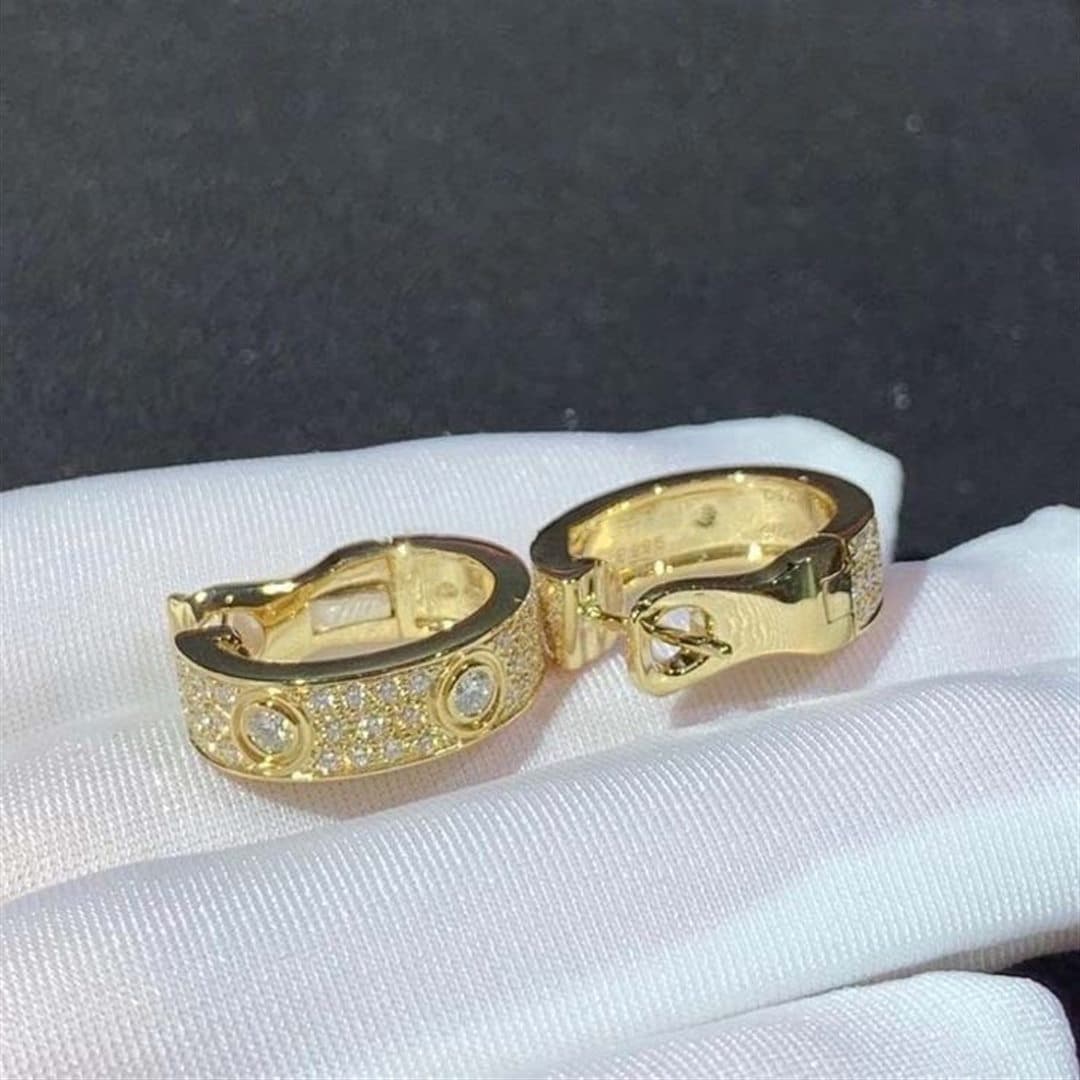Серьги Cartier Love Hoop 4