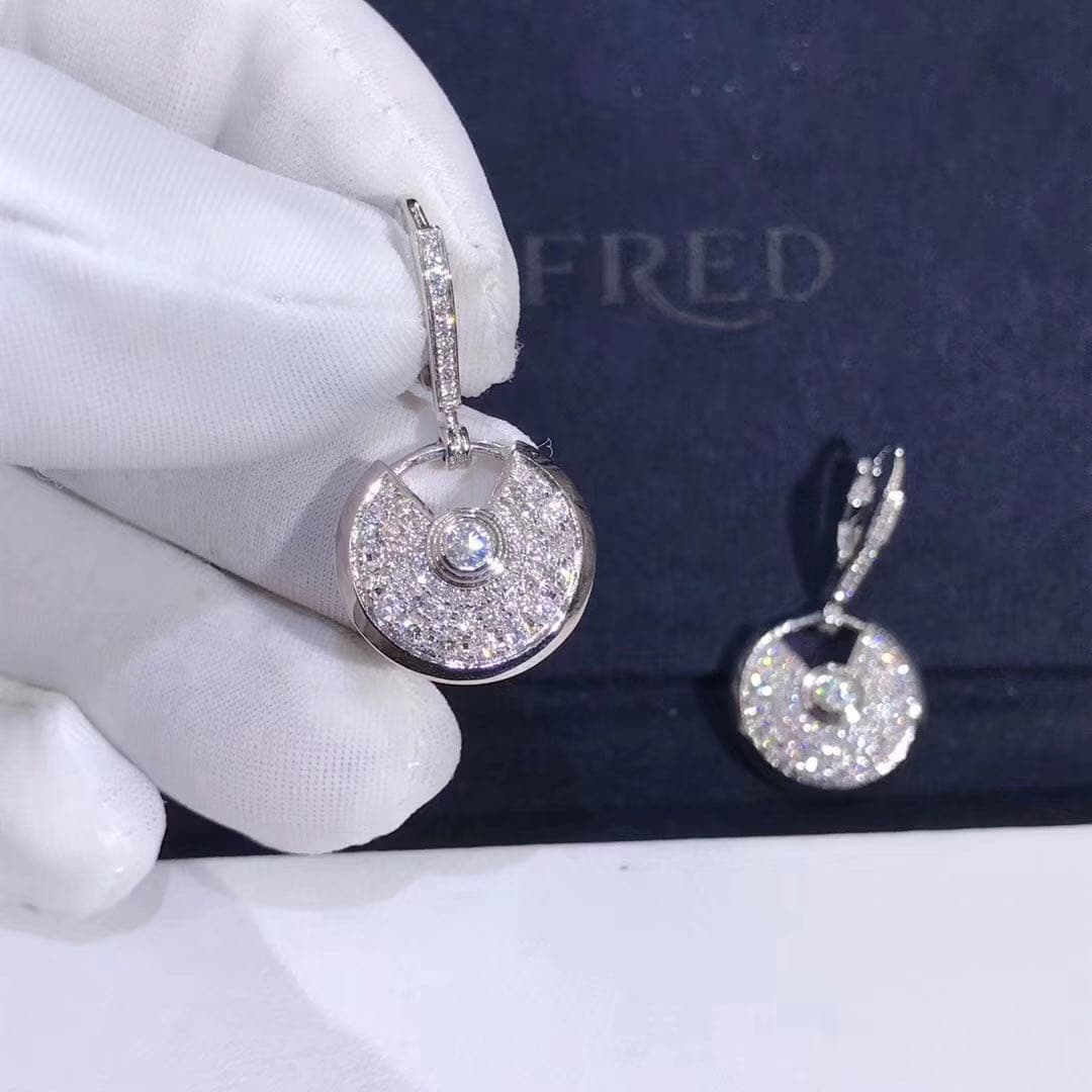 Серьги Cartier Amulette, 1,25ct 2