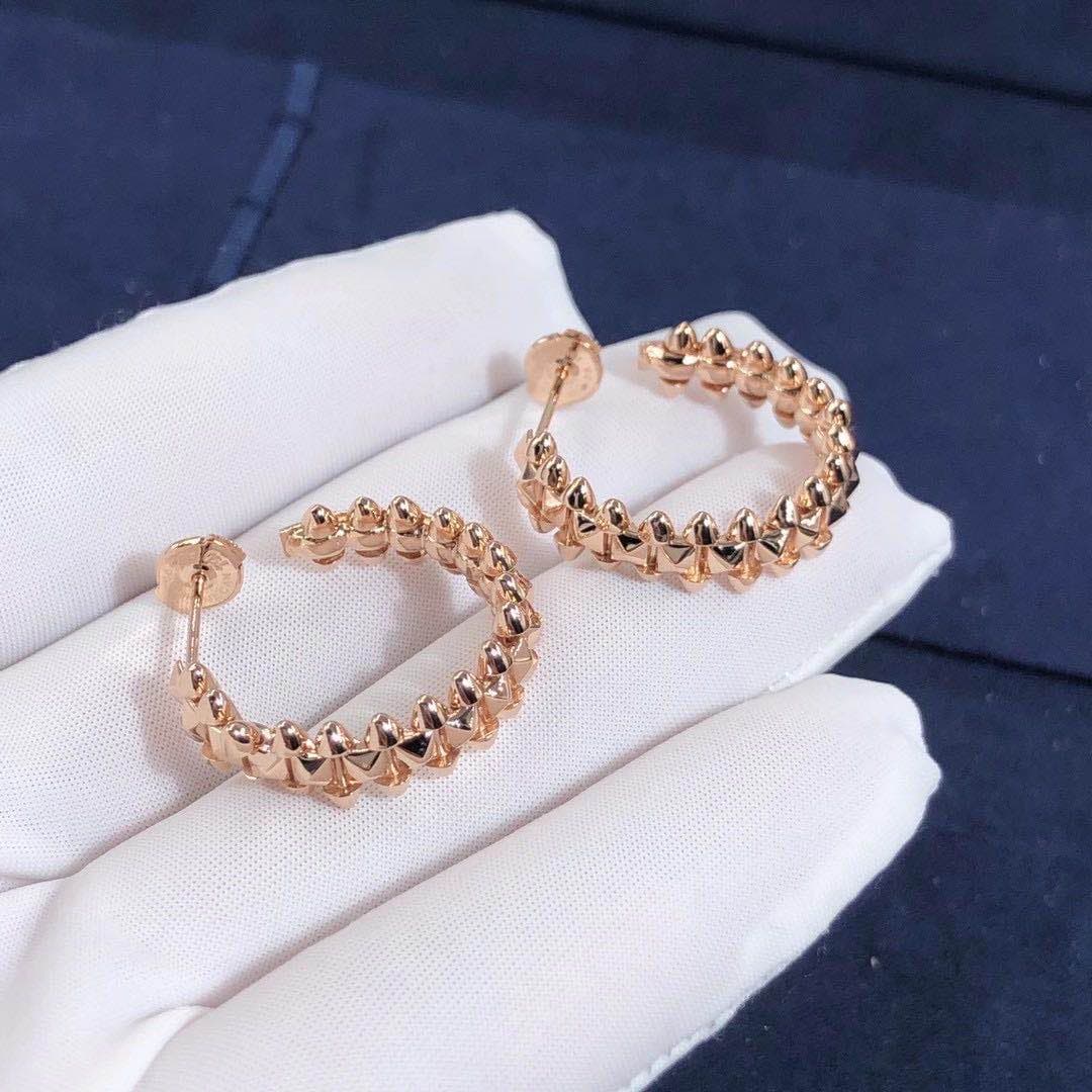 Серьги Clash de Cartier розовое золото 2