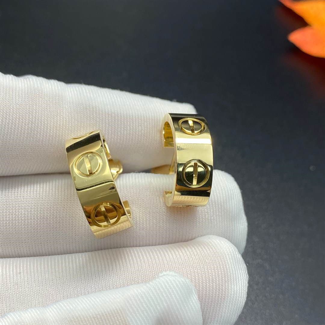 Серьги Cartier Love, золото 585 пробы 1