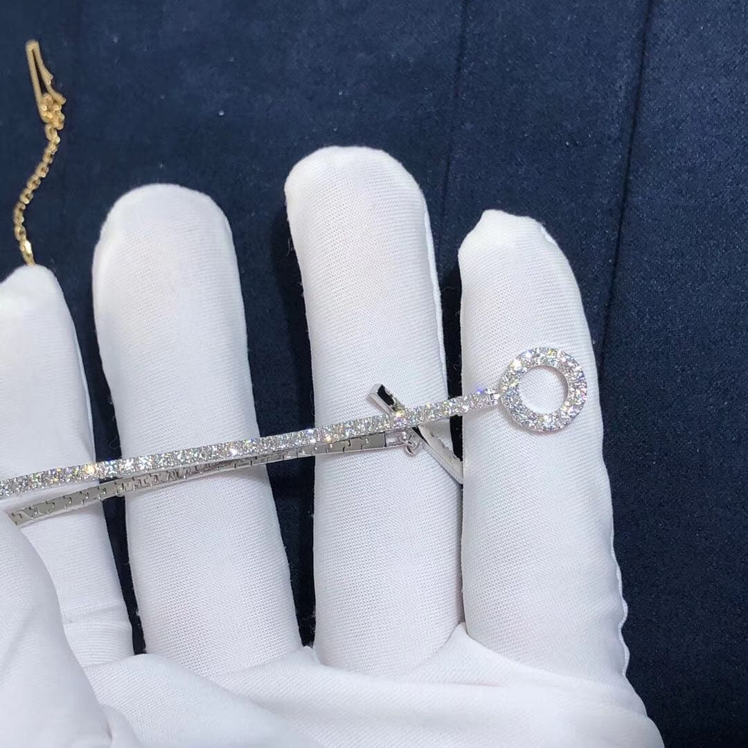 Браслет Hermes d’Ancre Diamond Finesse белое золото, бриллианты 3