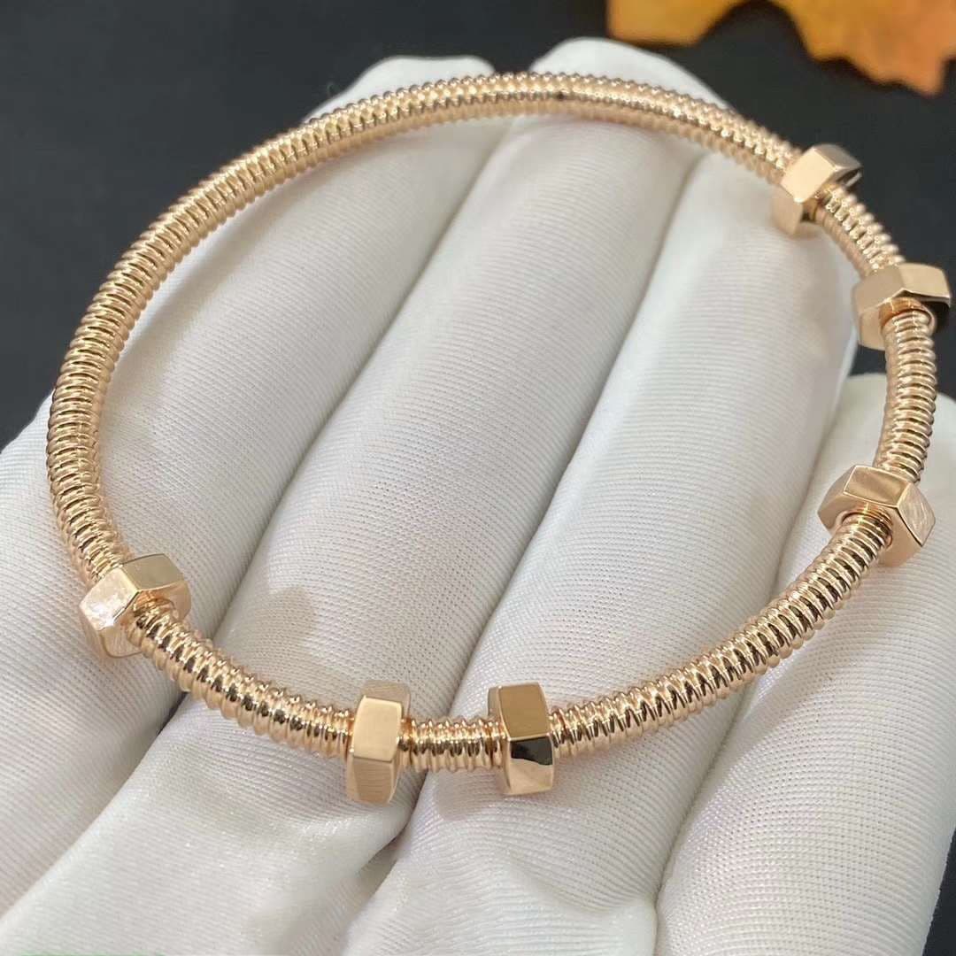Браслет Cartier Ecrou из розового золота 3