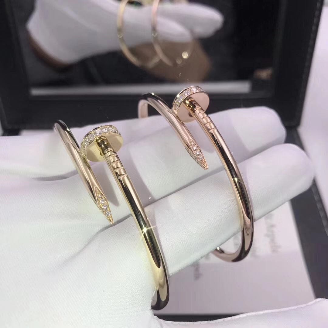 Браслет Cartier Juste un Clou классическая модель желтое золото, бриллианты 5