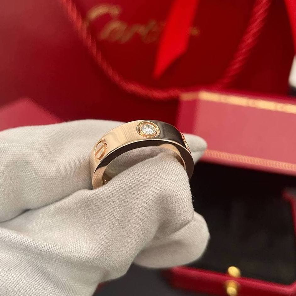 Кольцо Cartier с бриллиантами 0,11ct 5