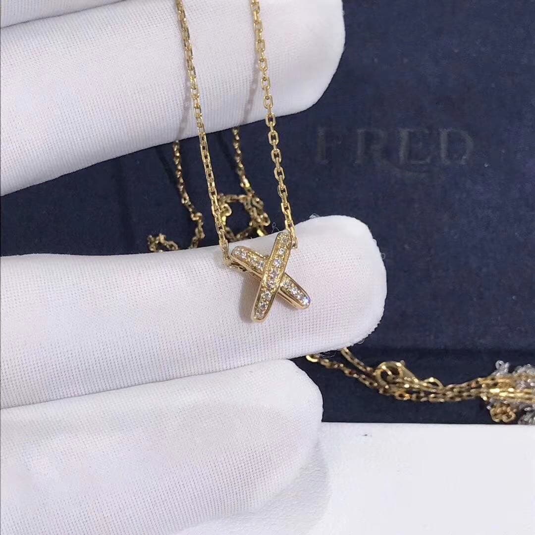 Подвеска Chaumet Premier Liens бриллианты, белое, желтое, розовое золото 3