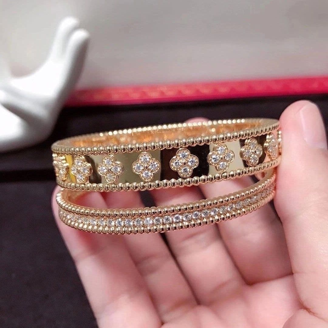Браслет Van Cleef, розовое золото, 1,61 ct