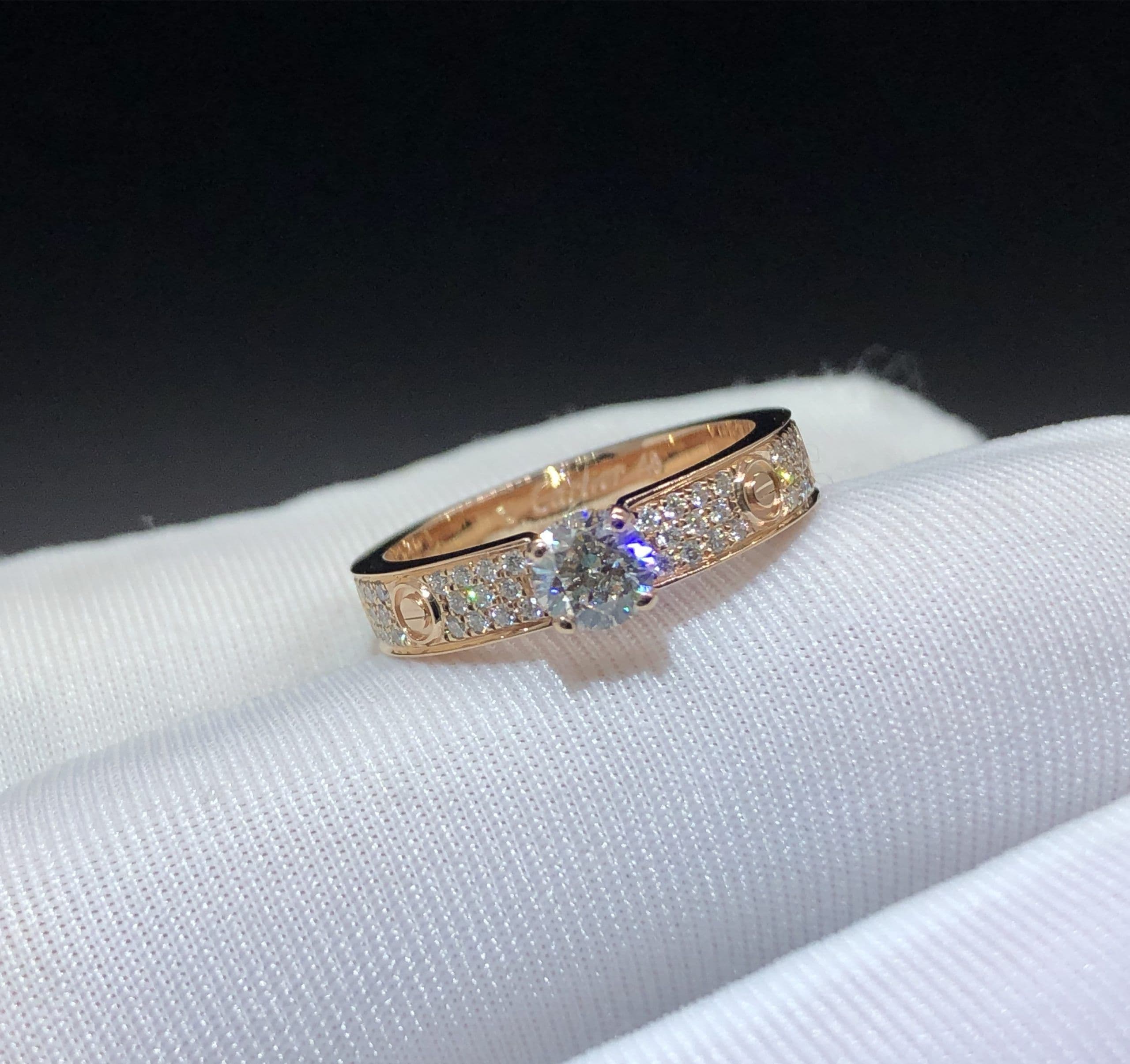 Кольцо Cartier Love Solitaire 1