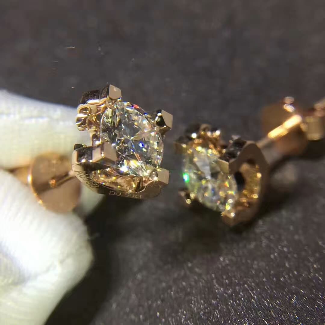 Серьги C de Cartier из розового золота? 1ct 5