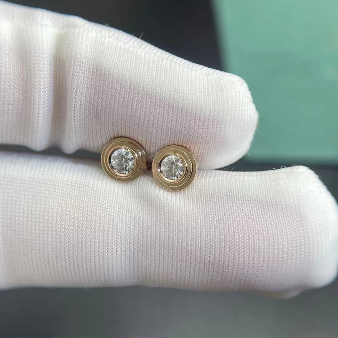 Серьги Cartier с бриллиантами 0,18ct 3
