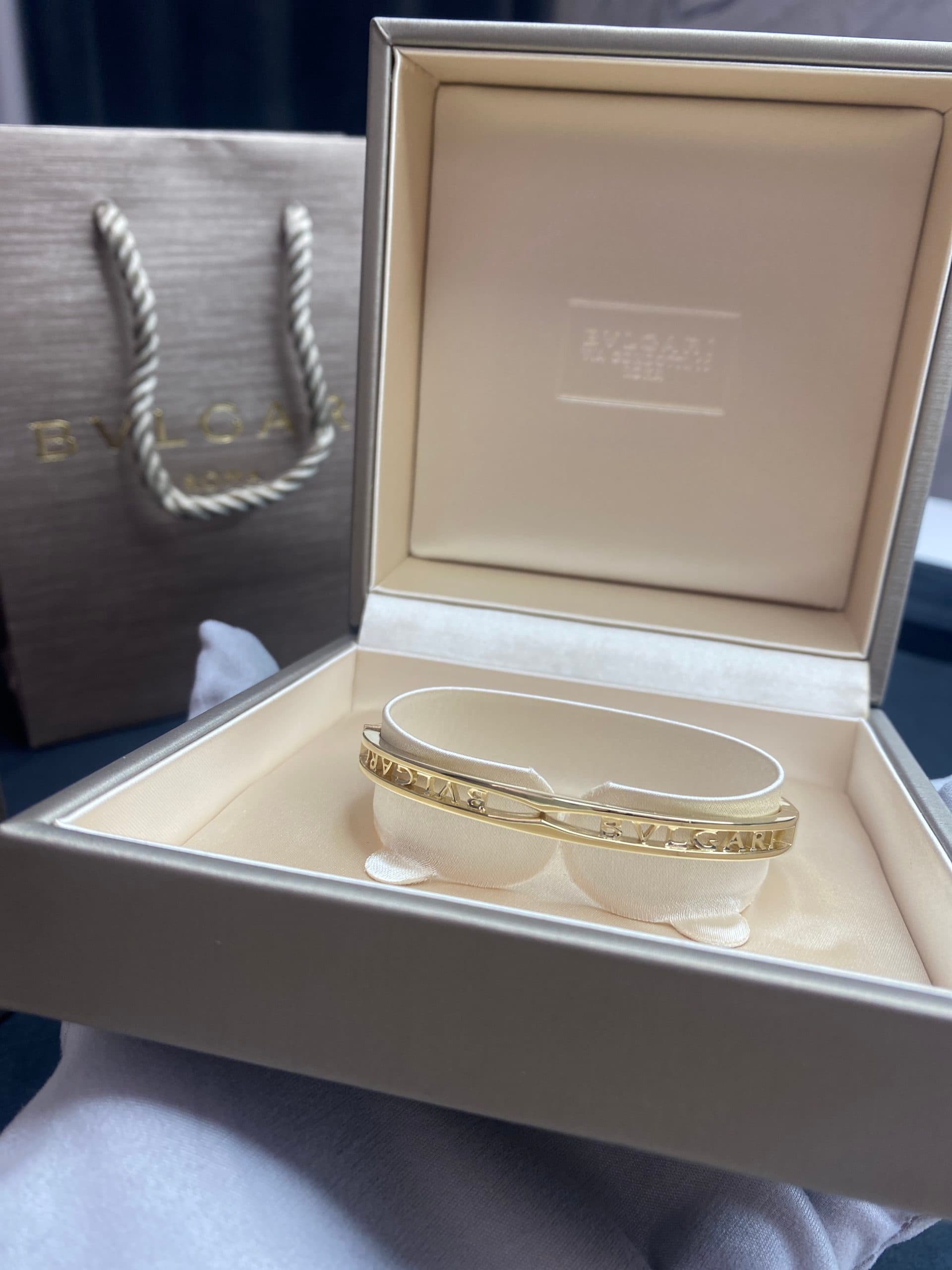 Браслет Bulgari желтое золото 2