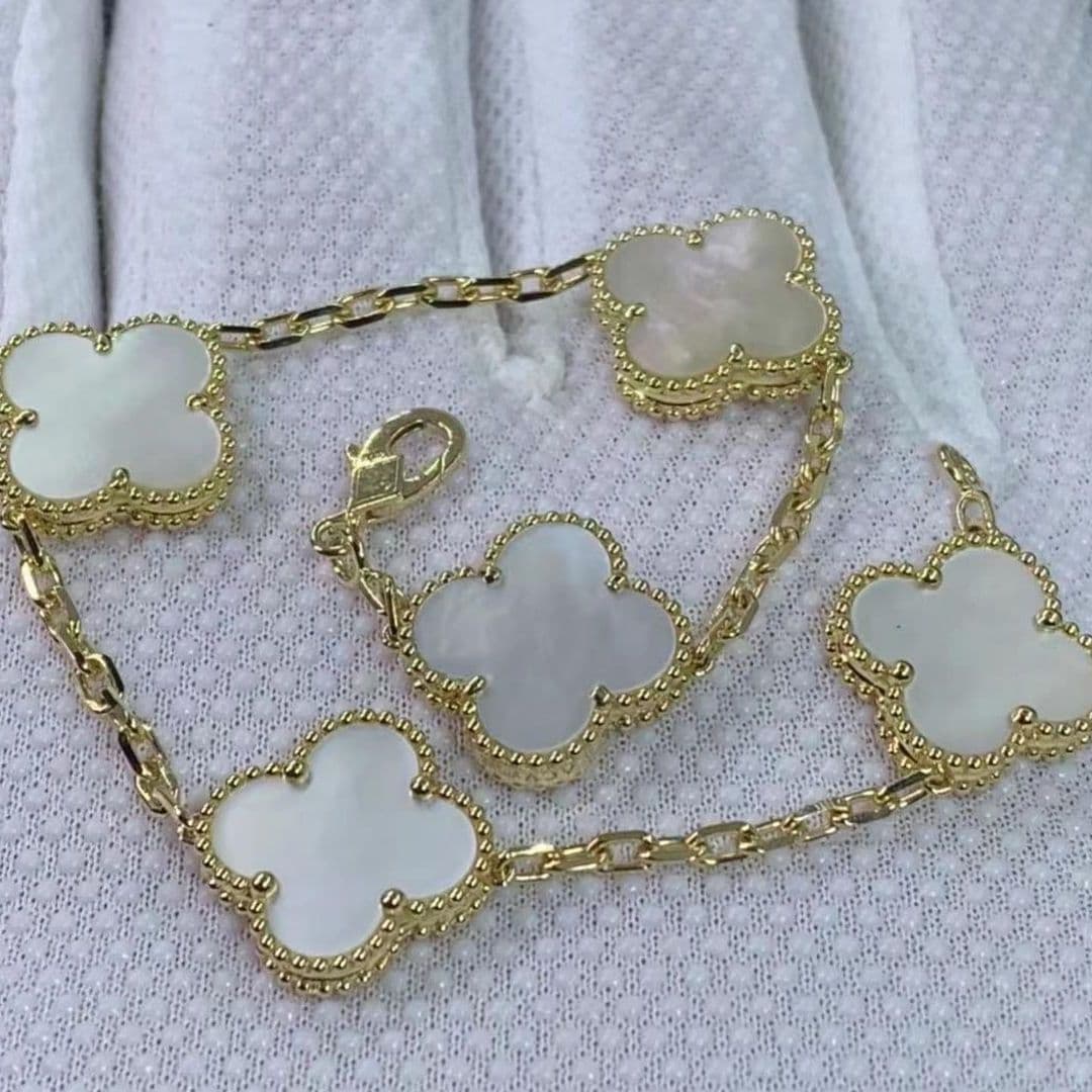 Браслет Van Cleef из желтого золота