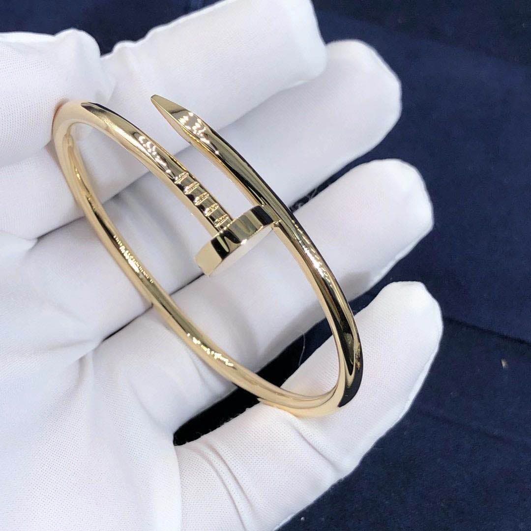 Браслет Cartier Juste un Clou классическая модель желтое золото 6