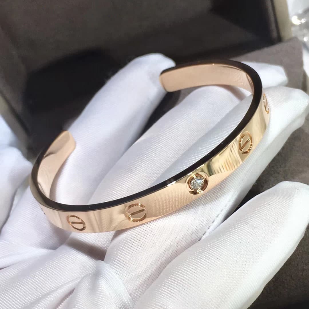 Браслет Cartier Love, розовое золото 2
