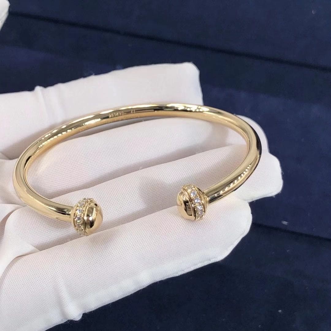 Браслет Piaget Possession Open Bangle широкий желтое золото, бриллианты 3