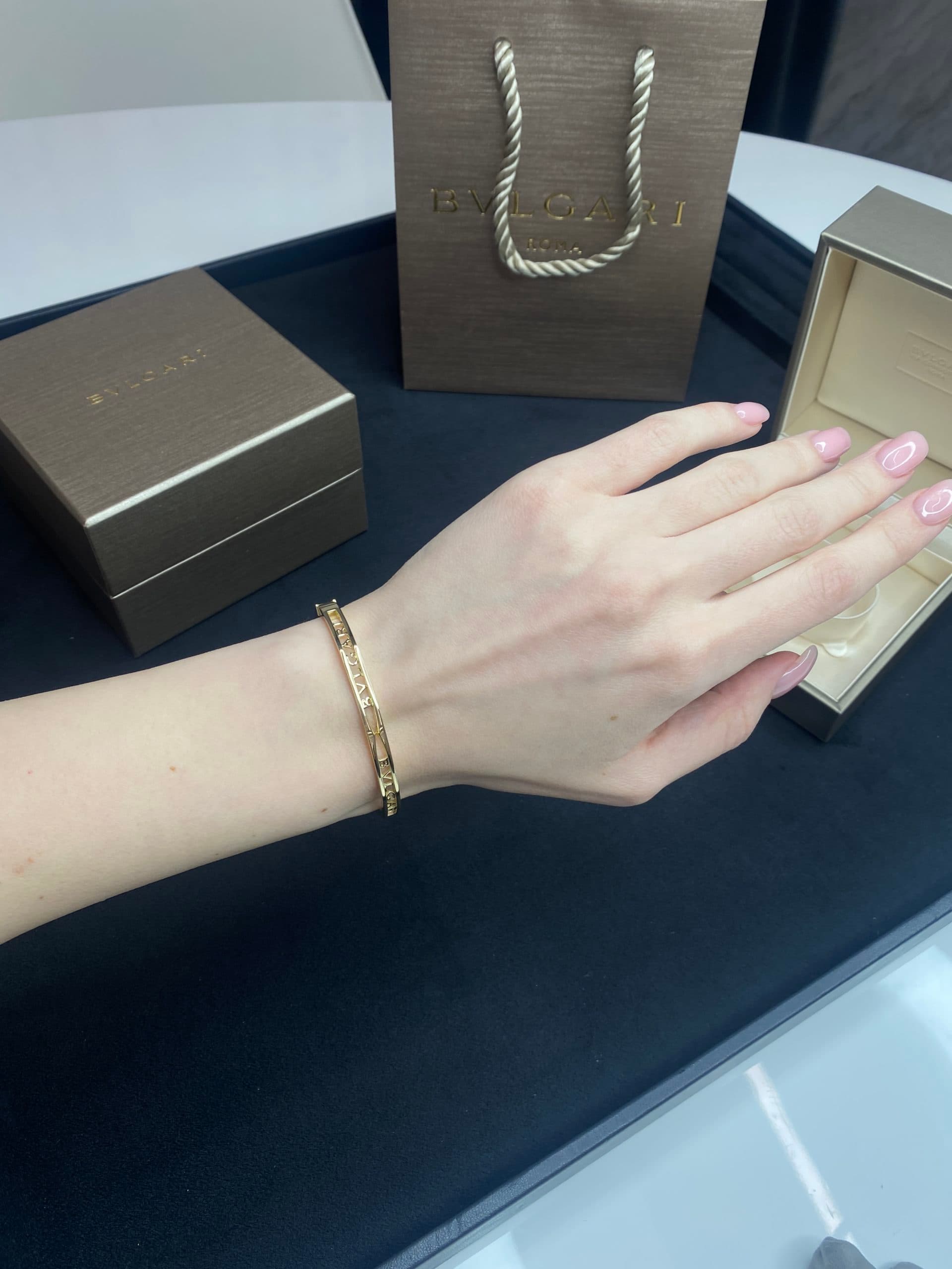 Браслет Bulgari желтое золото 3
