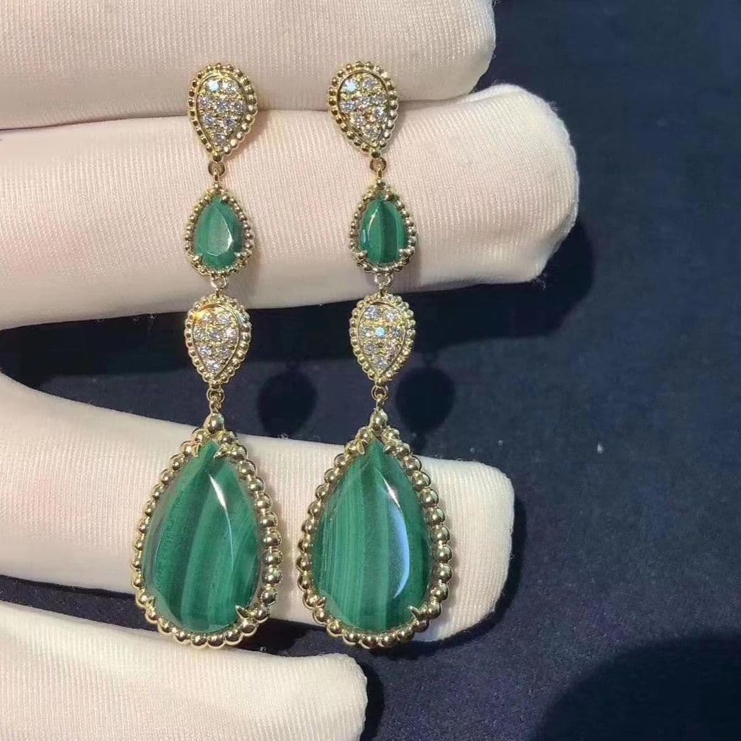 Boucheron серьги Serpent Bohème Pendant
