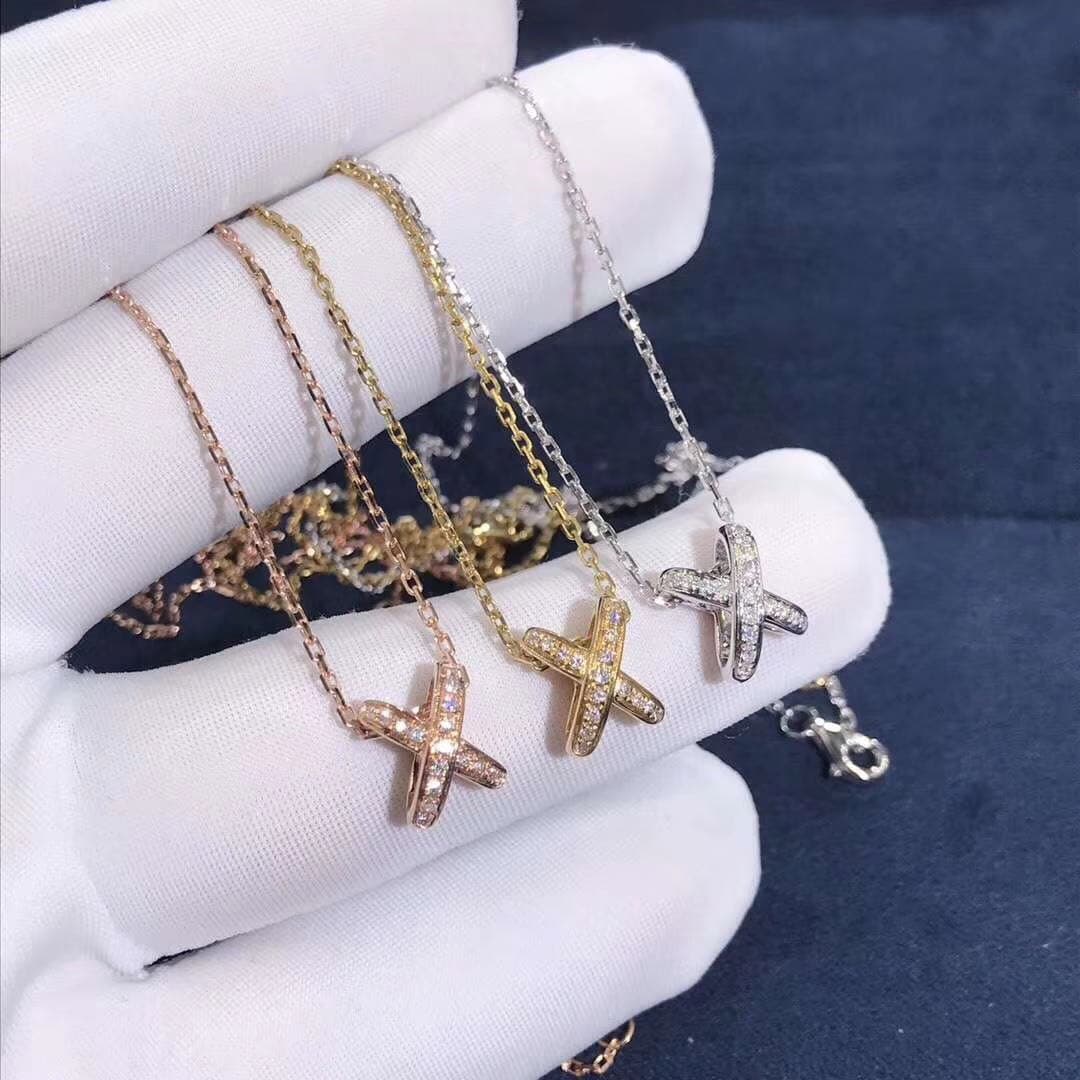 Подвеска Chaumet Premier Liens бриллианты, белое, желтое, розовое золото