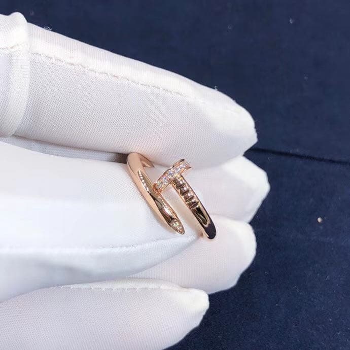 Кольцо Cartier Juste un Clou розовое золото, бриллианты 3