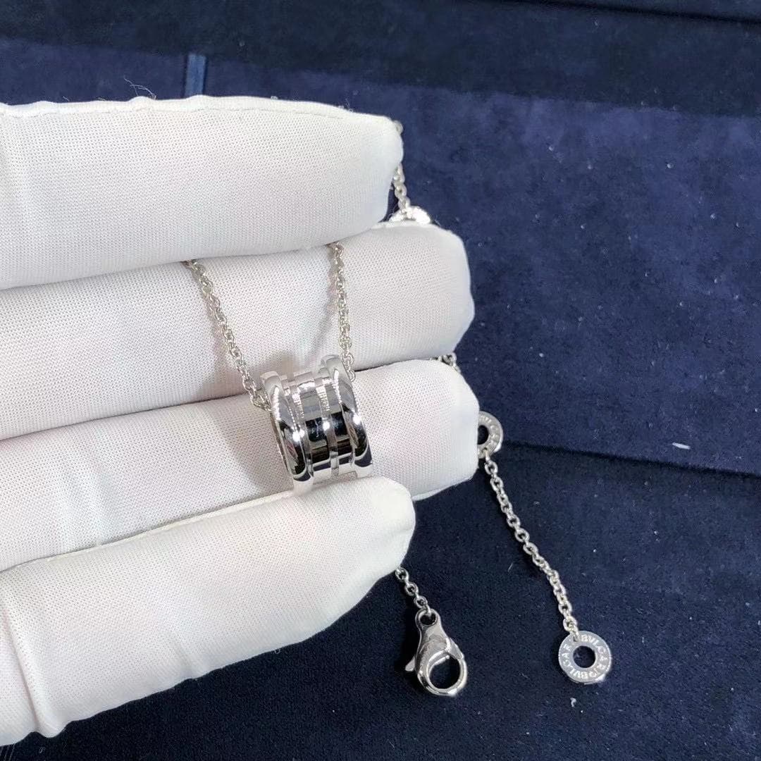Подвеска Bulgari B.zero1 белое золото 3