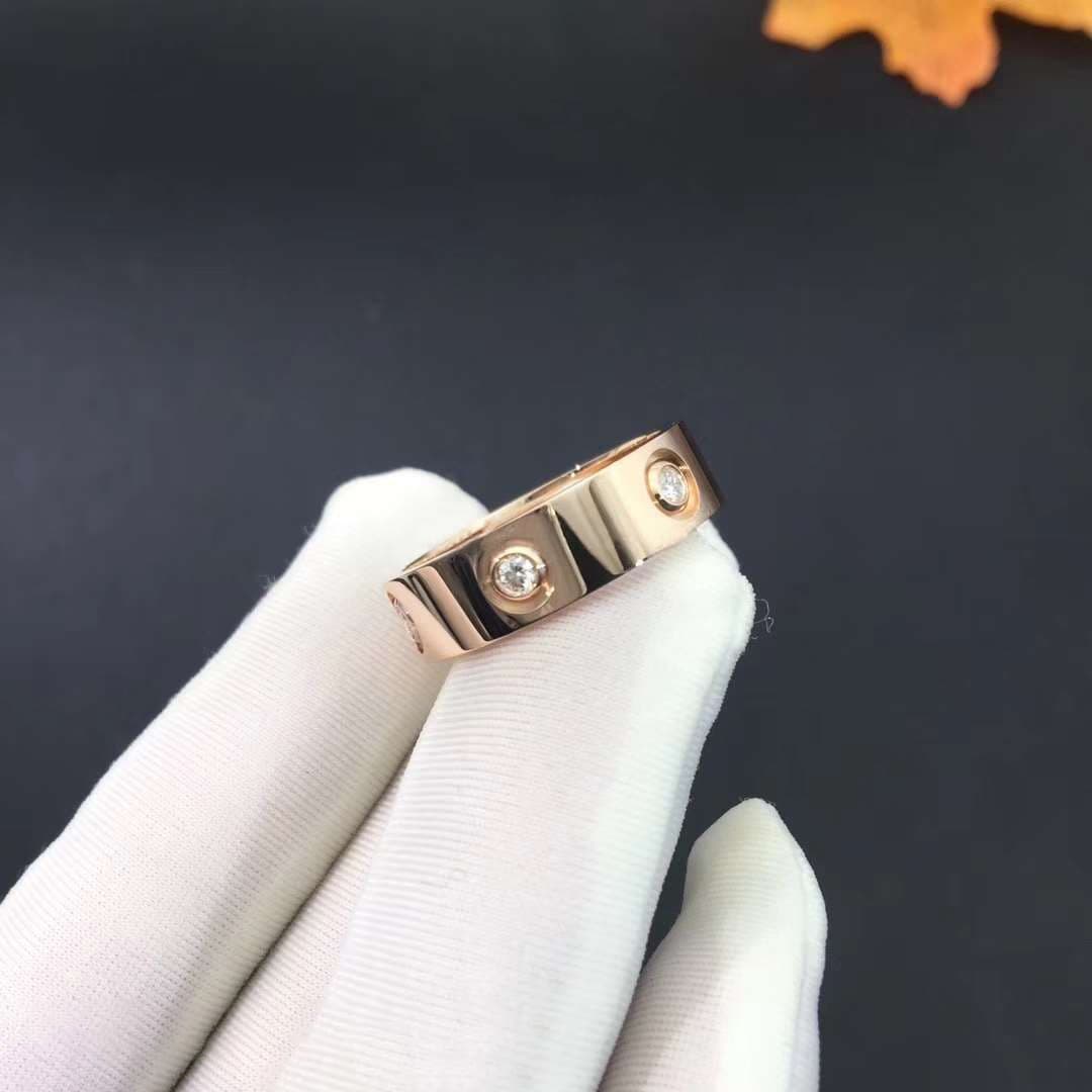Кольцо Cartier Love из розового золота, 0,47ct 5