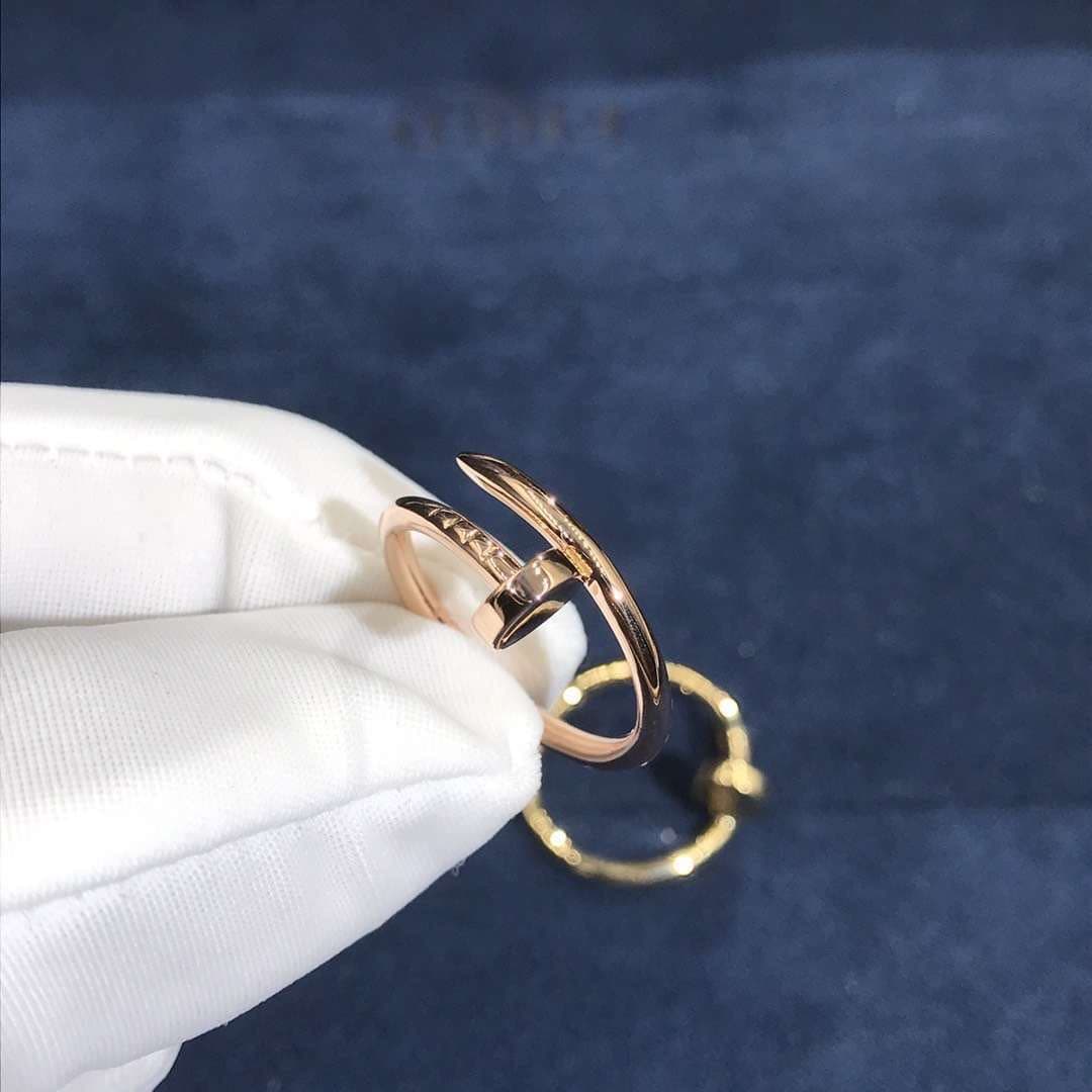 Кольца Cartier Juste Un Clou маленькая модель розовое, желтое золото 4