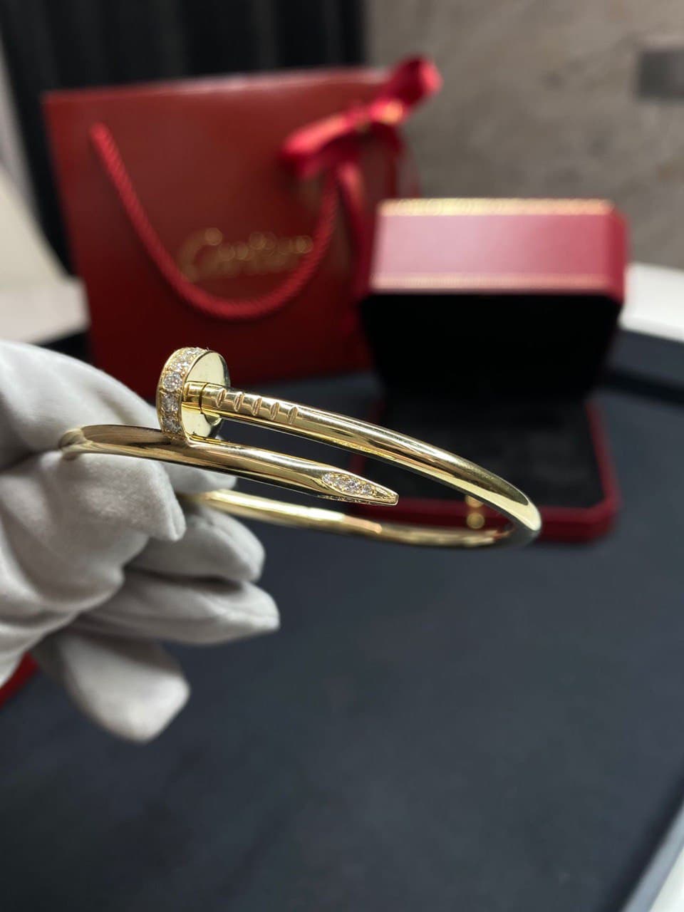 Браслет Cartier Juste Un Clou желтое золото, бриллианты 6