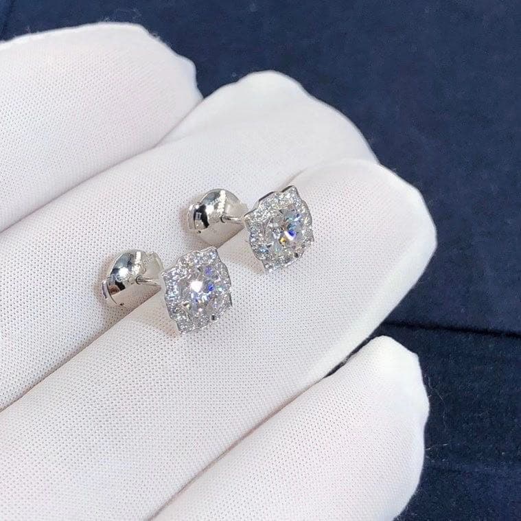 Серьги Harry Winston Bell белое золото, бриллианты 3