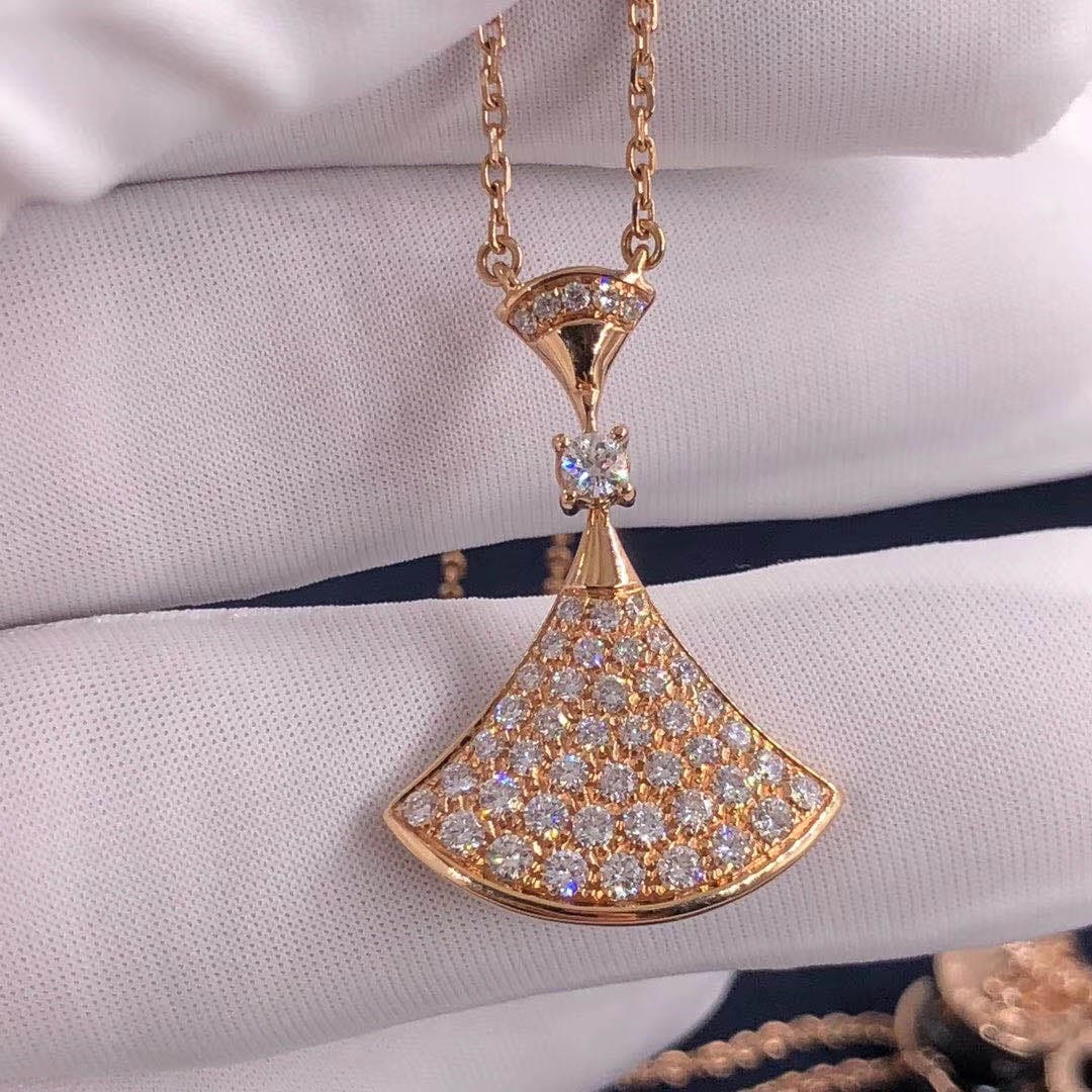 Колье Bulgari DIVAS’ DREAM бриллианты, желтое золото 7