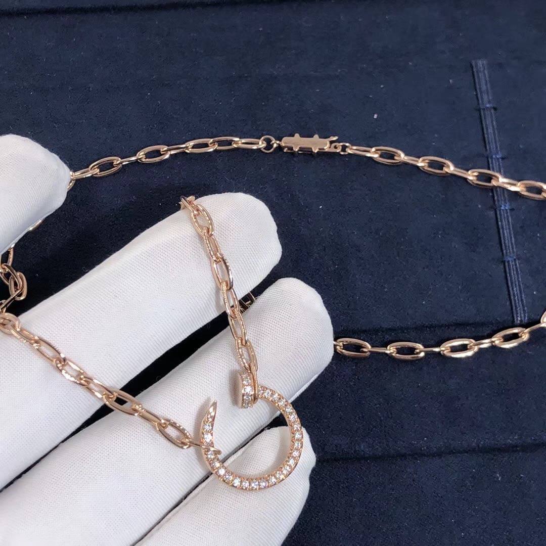 Подвеска Cartier Juste un Clou розовое золото, бриллианты 2