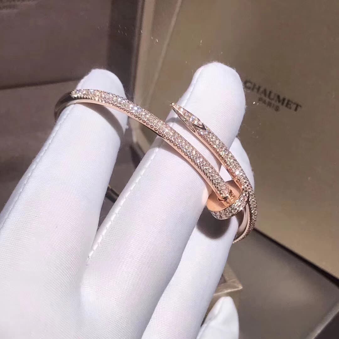 Браслет Cartier Juste un Clou из розового золота 2,17ct 2