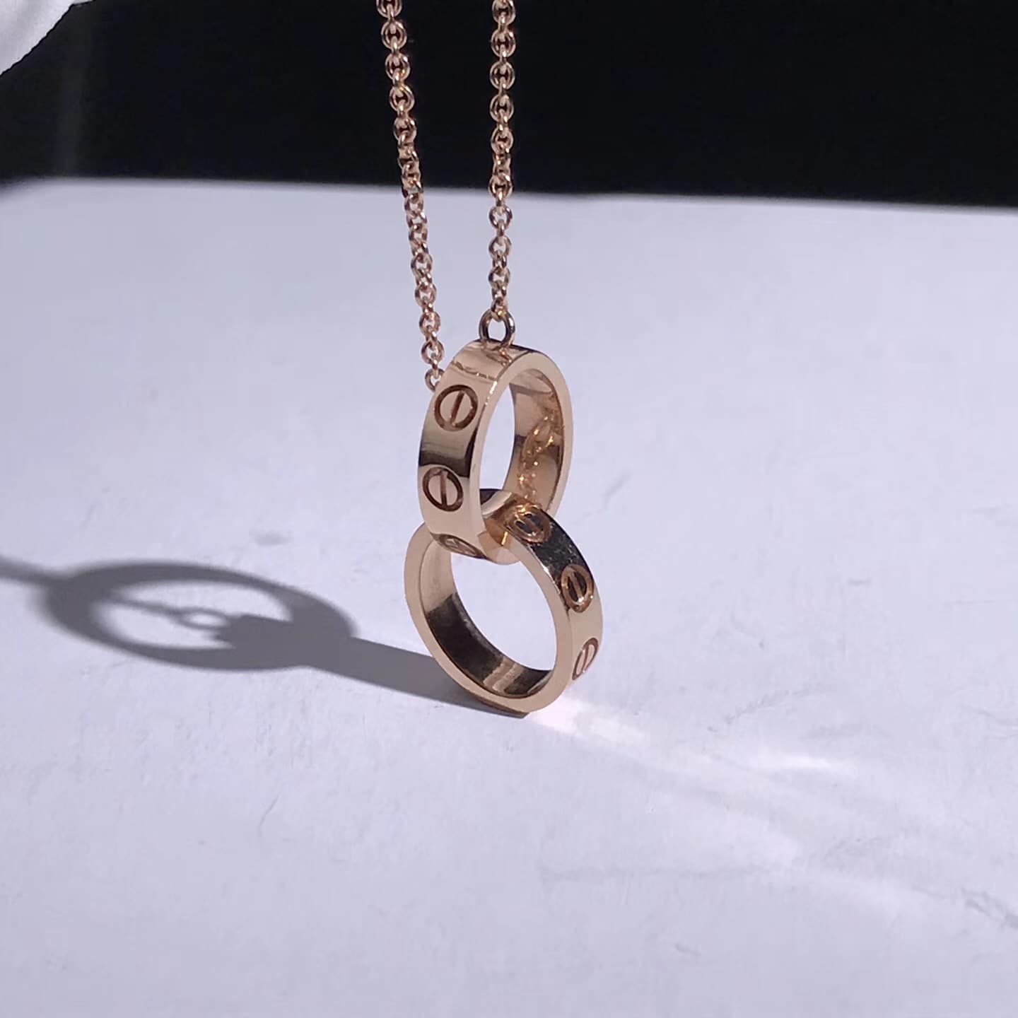 Подвеска Cartier Love розовое золото 3