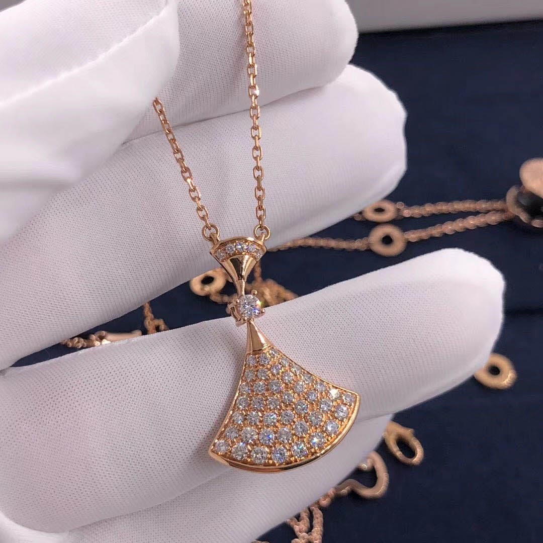 Колье Bulgari DIVAS’ DREAM бриллианты, желтое золото 3