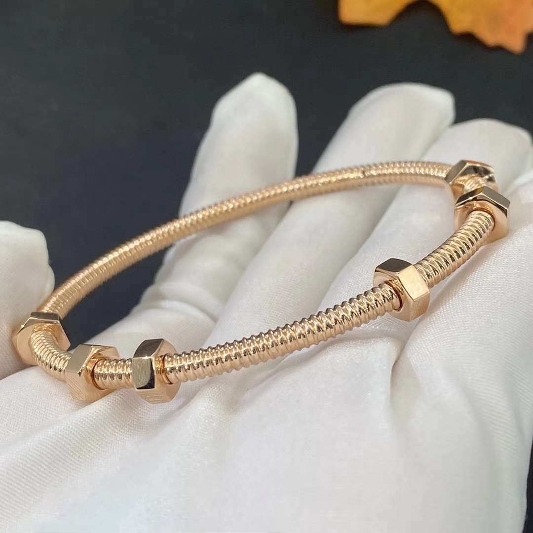 Браслет Cartier Ecrou из розового золота 4