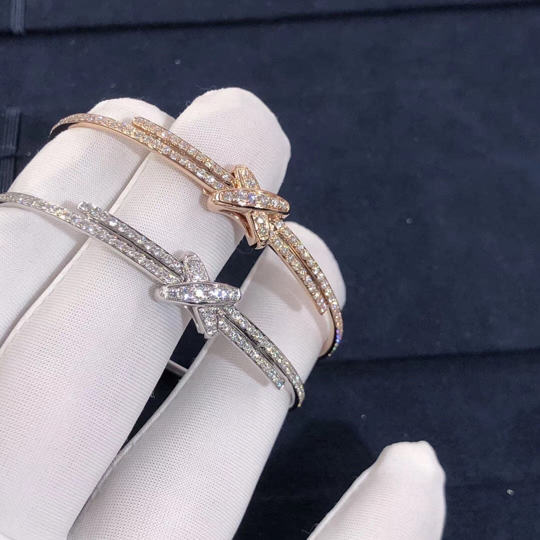 Браслет Chaumet Premiers Liens розовое золото, бриллианты 3