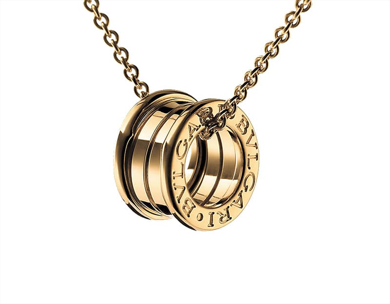 Колье Bvlgari B.zero1 с круглой подвеской 1