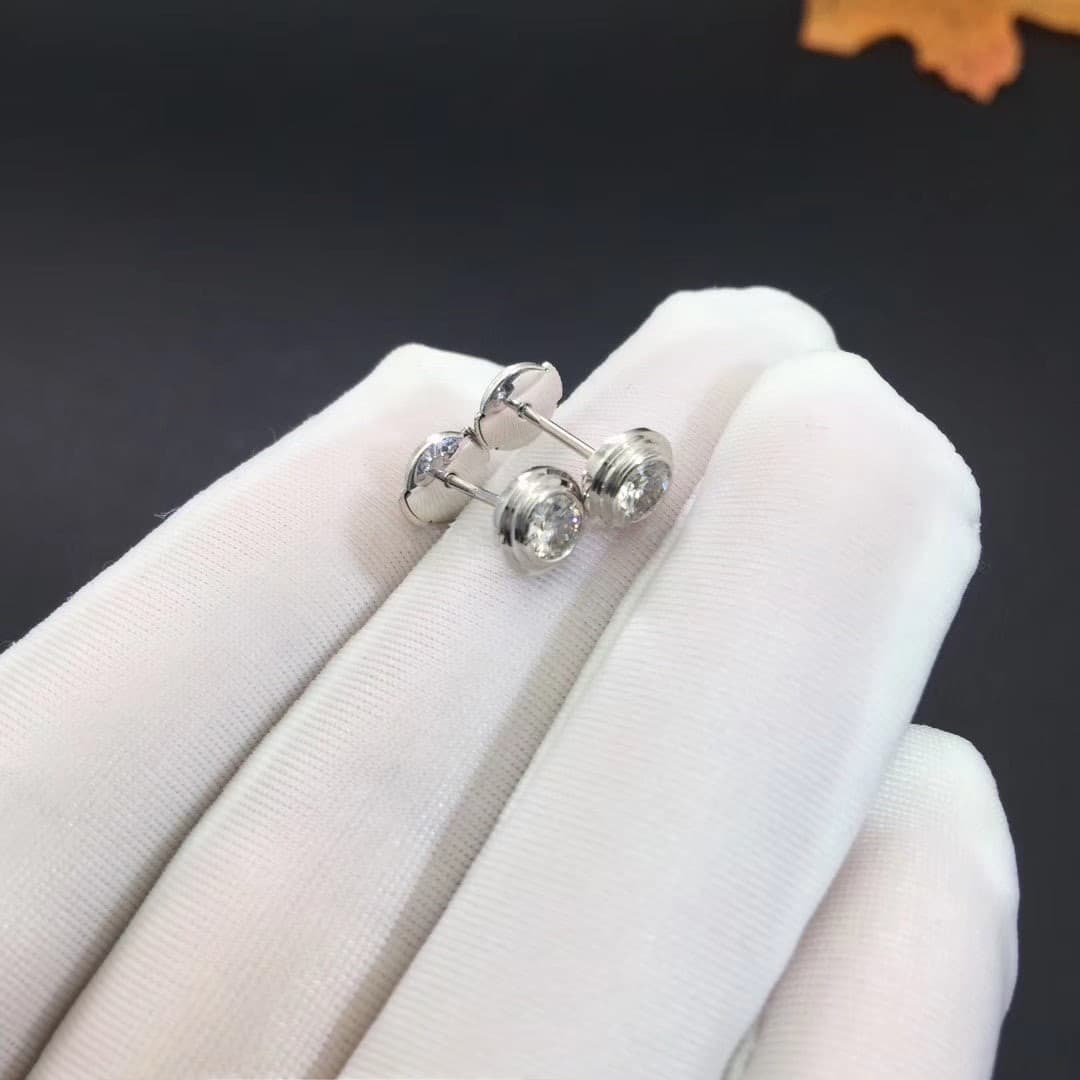 Золотые серьги Cartier Diamants 0,26ct 4