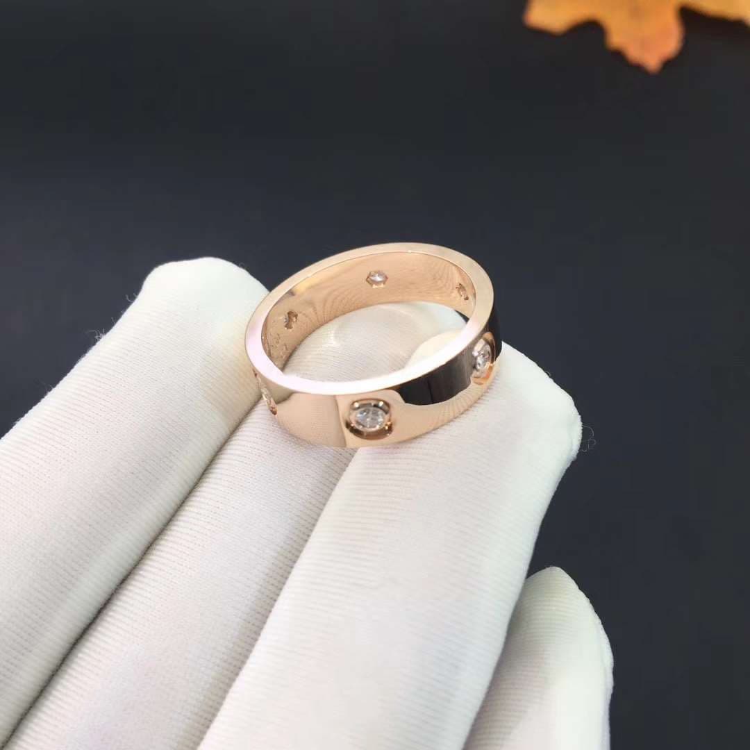 Кольцо Cartier Love из розового золота, 0,47ct 3