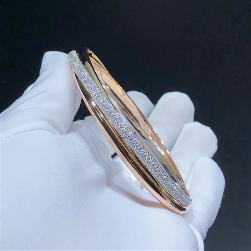 Браслет Cartier Trinity, 3,84ct 2