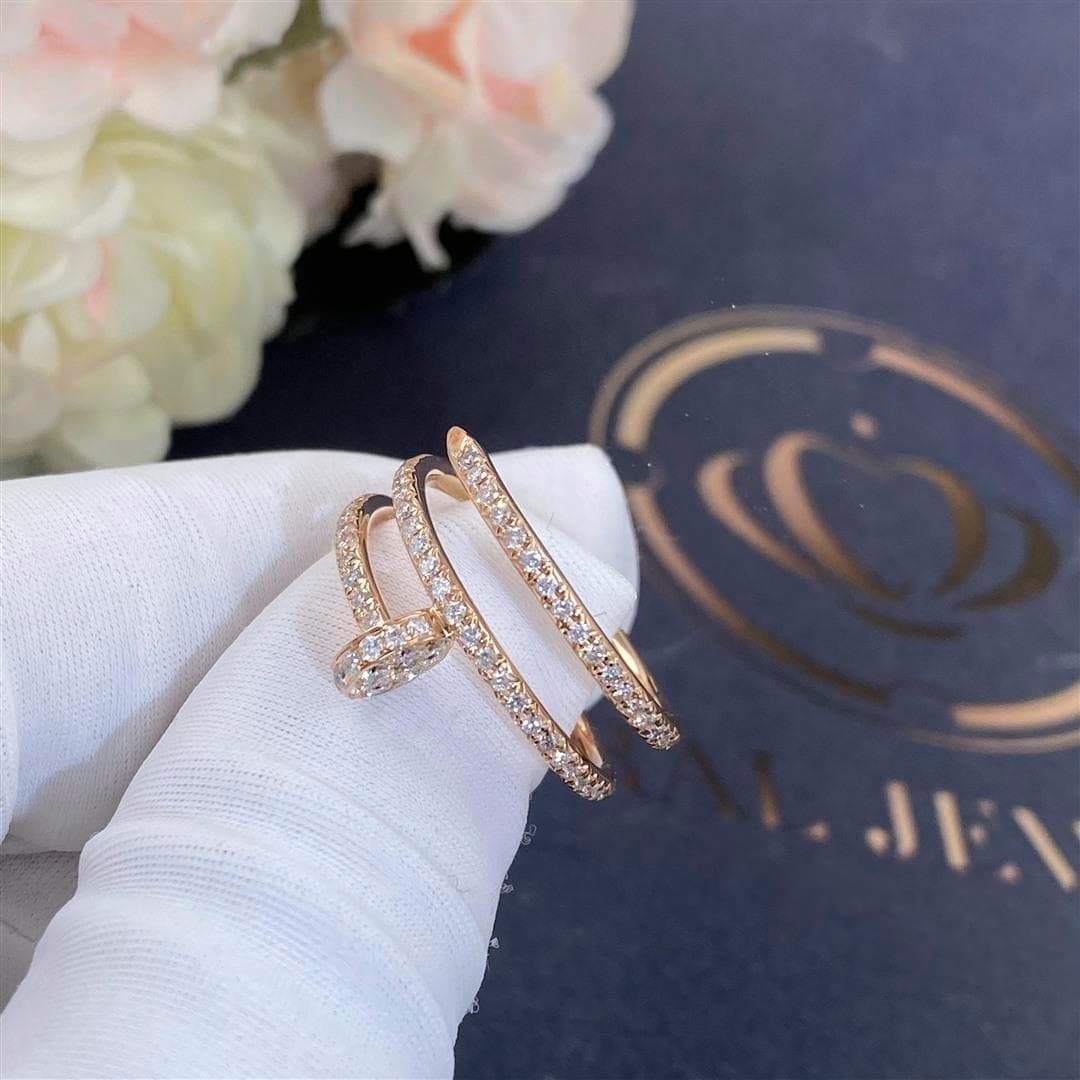 Кольцо Cartier Juste un Clou, бриллианты 0,59ct 1