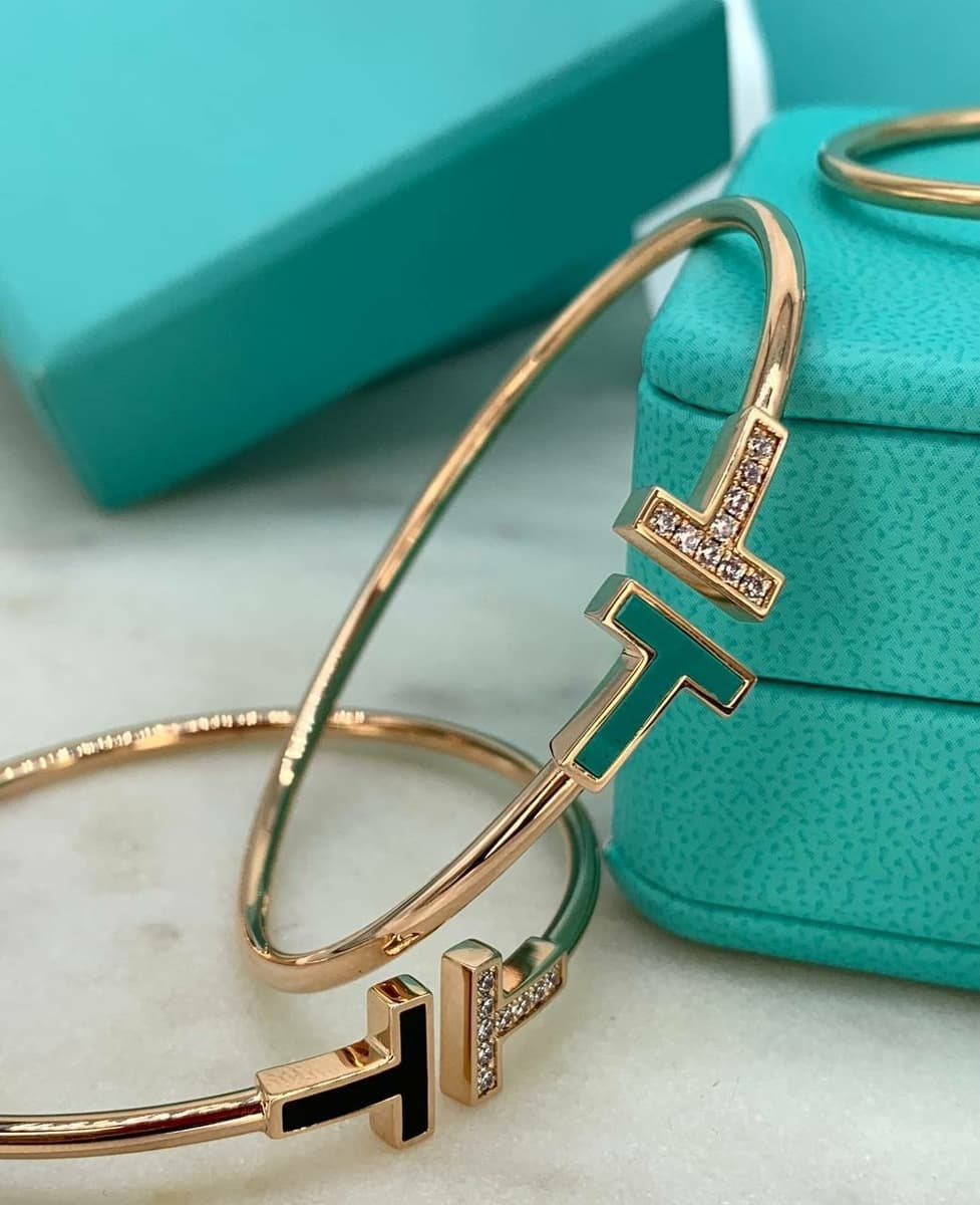 Браслет Tiffany Wire из золота с бриллиантами