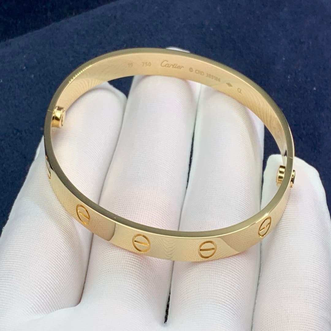Браслет Cartier Love желтое золото 1