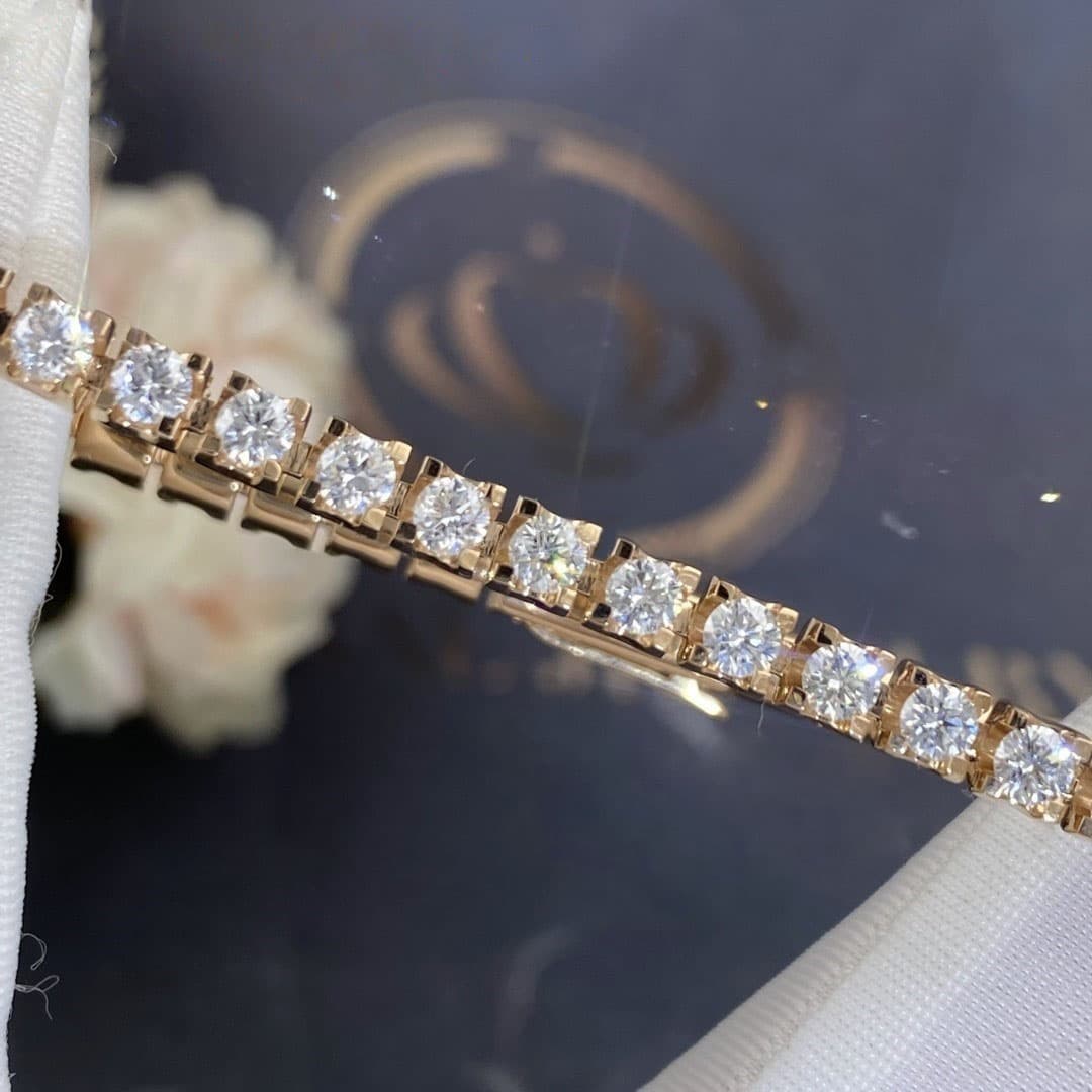 Браслет Cartier Essential Lines, розовое золото, 3,25ct 6