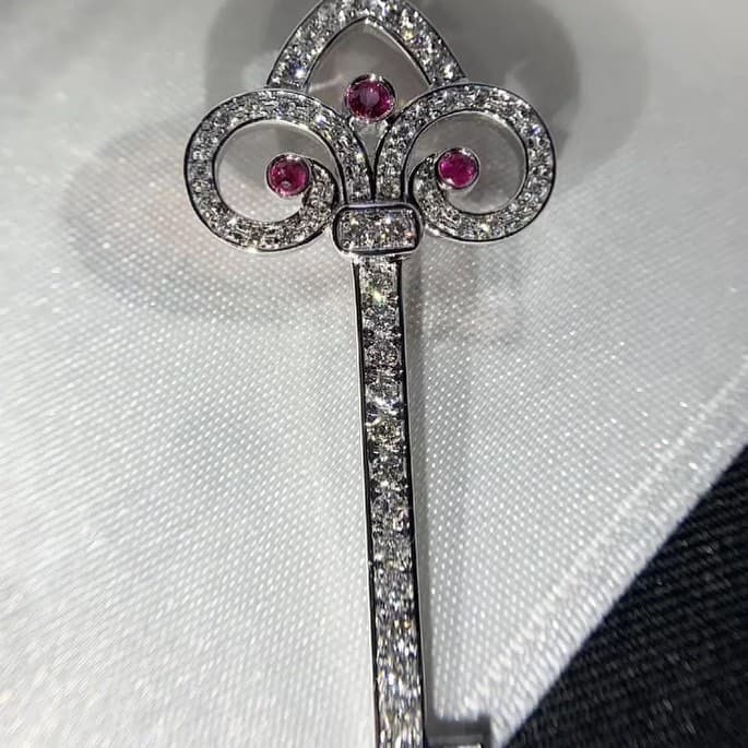 Подвеска-ключ Tiffany, 0,85 ct 2