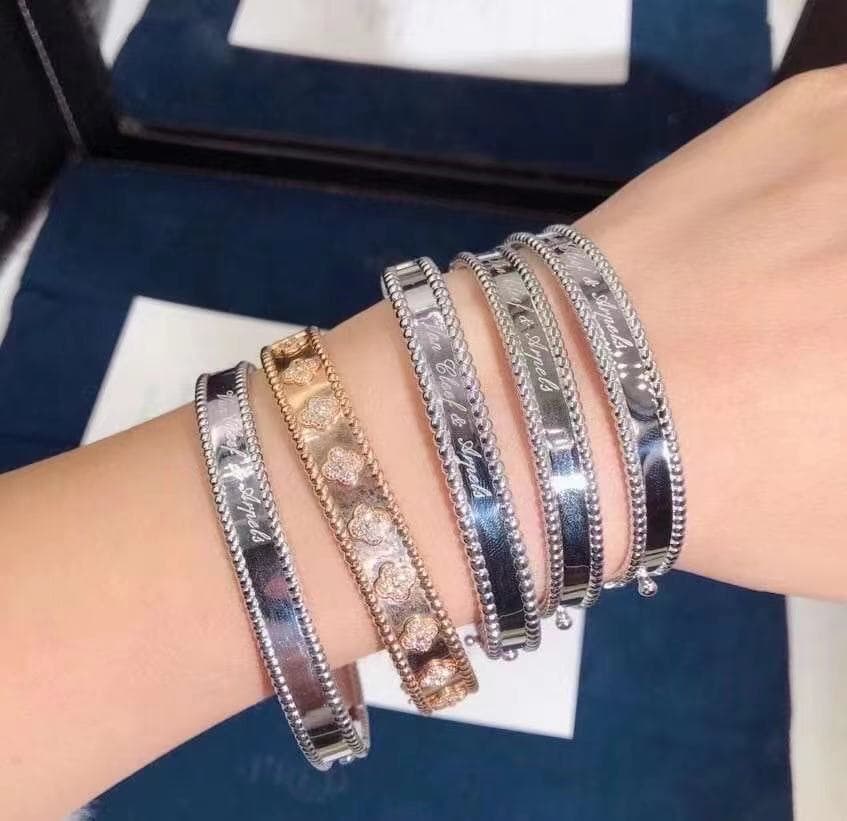 Браслет Van Cleef & Arpels Perlée желтое золото 7