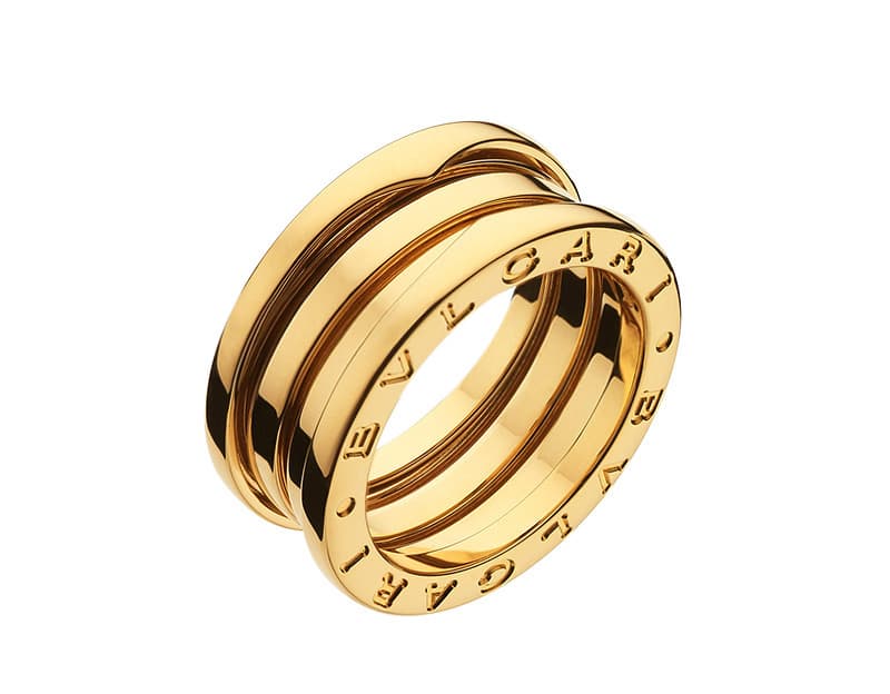 Кольцо Bvlgari B.zero1, желтое золото 1