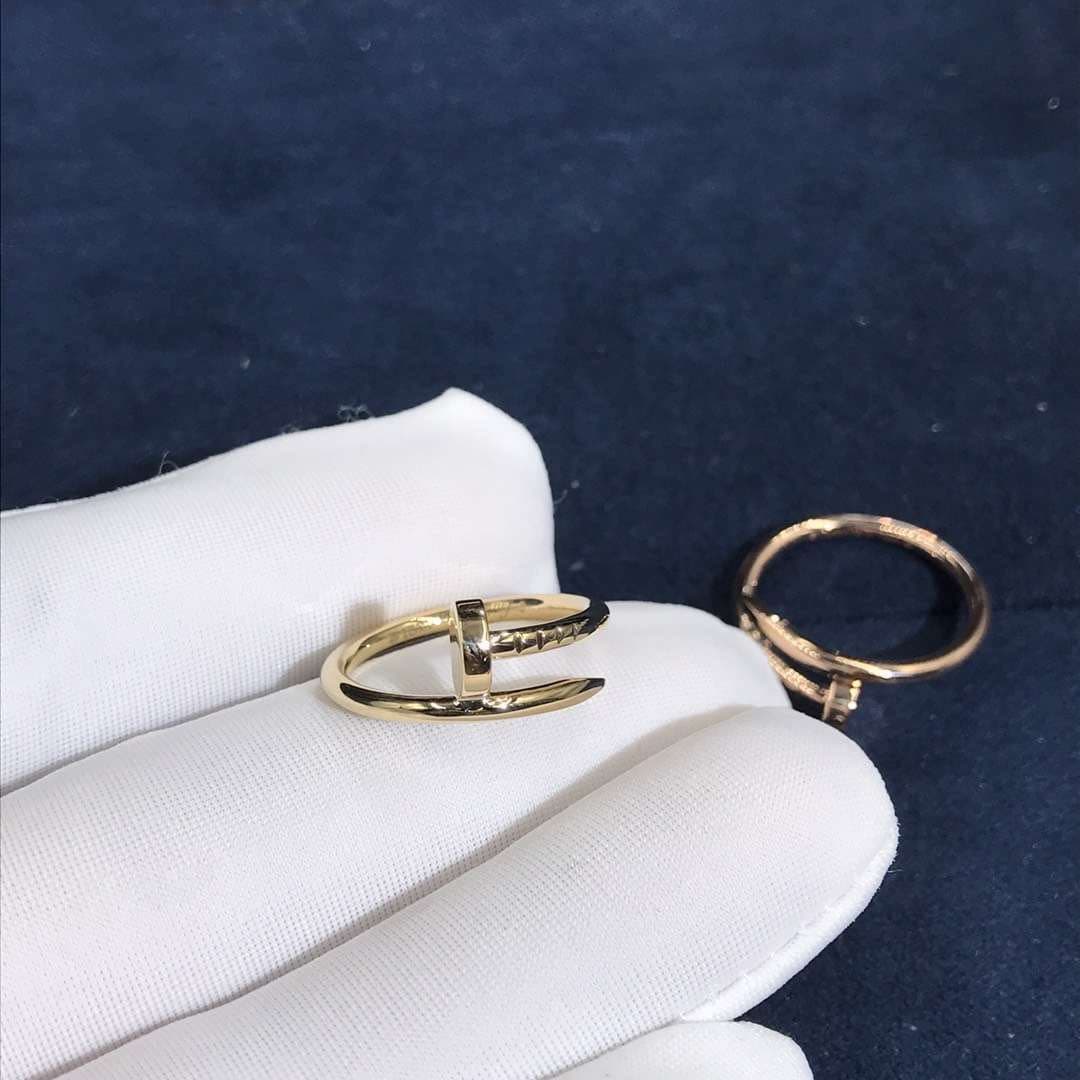 Кольца Cartier Juste Un Clou маленькая модель розовое, желтое золото 1