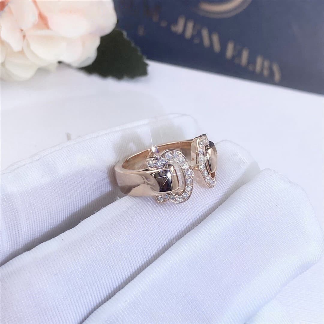 Кольцо Cartier C de Cartier, розовое золото 1