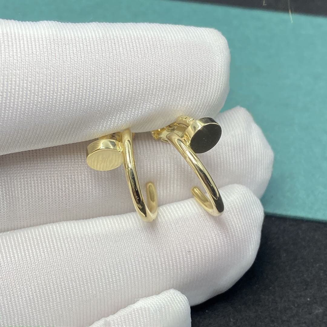Золотые серьги Cartier Juste Un Clou 2